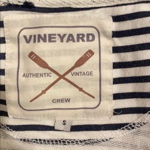 Tops - Grand View Lodge striped zipper sailor hoodie Tops - Grand View Lodge striped zipper sailor hoodie